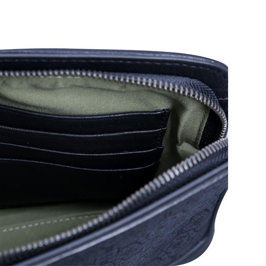 SAINTJOY/上久楷 男士宋锦手抓包 黑色圆福纹·黑色 BMS18A0102 商品图4