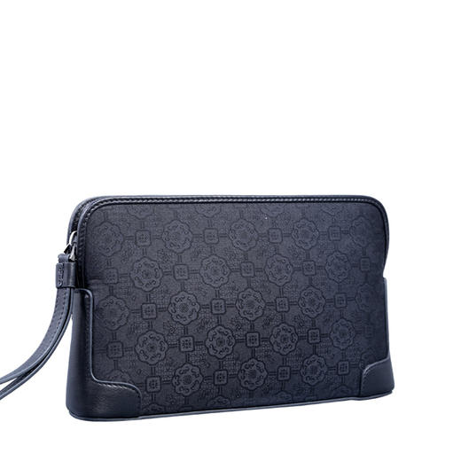 SAINTJOY/上久楷 男士宋锦手抓包 黑色圆福纹·黑色 BMS18A0102 商品图1