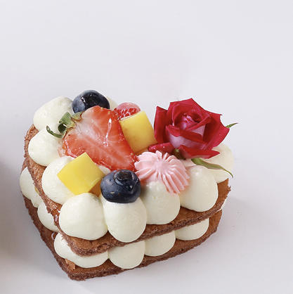 心中是你-爱心表白蛋糕，相爱难得，感谢一路陪伴，520告白蛋糕！（福州） 商品图1