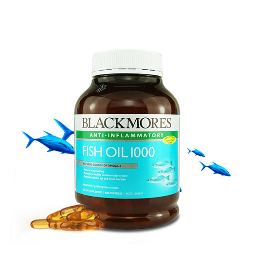 【血管清道夫】澳洲 BLACKMORES 澳佳宝深海原味鱼油 400粒 商品图0