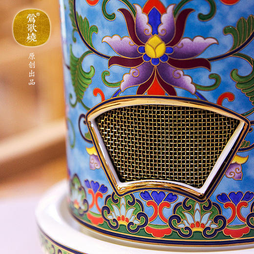 【莺歌烧旗舰店】珐琅彩日式电陶凉炉 商品图3