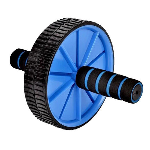 升级版双轮型送跪垫健腹轮腹肌轮练腹部男女运动健身器材健身户外家居运动器材 商品图3