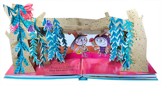 立体书:我爱你 英文原版i love you (nearly always) 我的情绪小怪兽