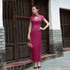 DLQ1251A复古优雅日常刺绣旗袍 商品缩略图1