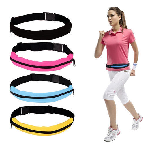 【升级款大容量运动腰包】男女通用户外跑步骑行 旅行贴身防盗破布装备腰包 商品图1