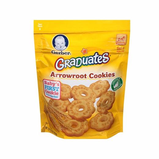 保税仓美国嘉宝gerber葛根曲奇饼干155g