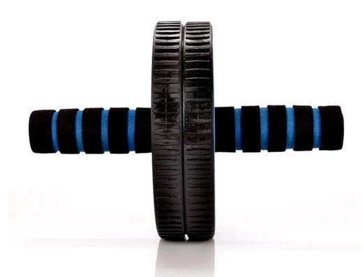 升级版双轮型送跪垫健腹轮腹肌轮练腹部男女运动健身器材健身户外家居运动器材 商品图4