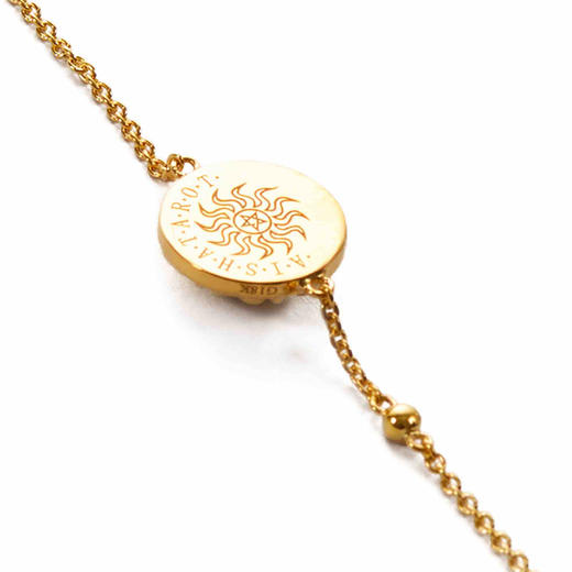 爱莎许愿工艺 日月星系列 太阳脸手链 商品图2