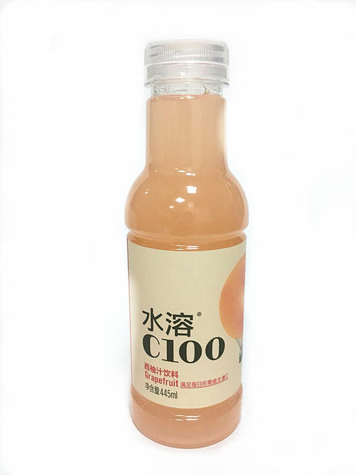 农夫山泉 水溶C100西柚汁饮料 445ml 商品图0