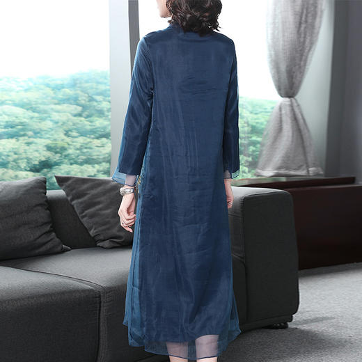 SMHC18478-1中国风绣花气质连衣裙 商品图4