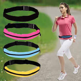 【升级款大容量运动腰包】男女通用户外跑步骑行 旅行贴身防盗破布装备腰包