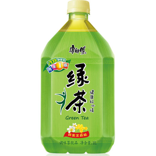 康师傅蜂蜜茉莉味绿茶 1L 商品图0