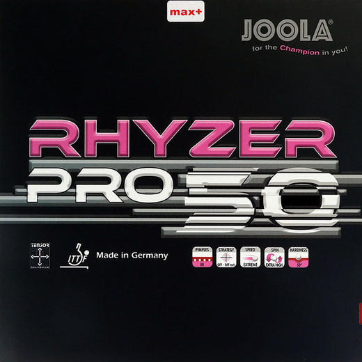 优拉JOOLA  RHYZER PRO雷霆50度 尤拉涩性反胶乒乓球套胶 商品图0