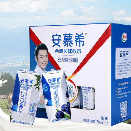 伊利安慕希希腊酸奶205ml*12 商品图1