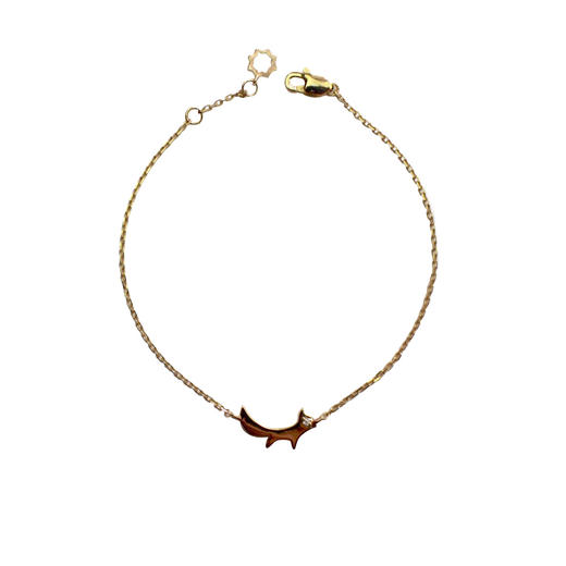 爱莎许愿工艺 灵狐系列 简约小狐狸手链 商品图0