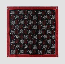 桑蚕丝素绉缎大方巾