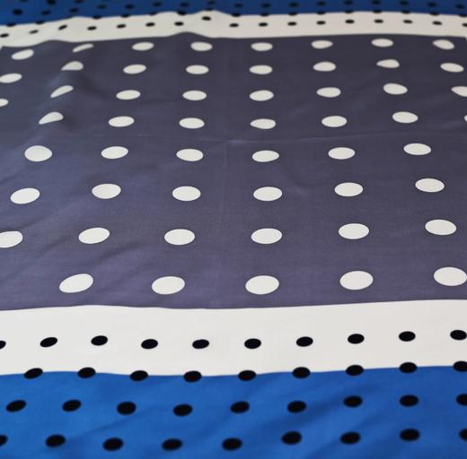 Korssan 时尚围巾 KSS1501014桑蚕丝素绉缎印花方巾 F163 F164 商品图3