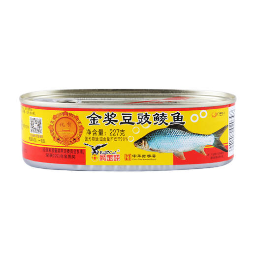 鹰金钱 金奖豆豉鲮鱼罐头 227g 商品图0