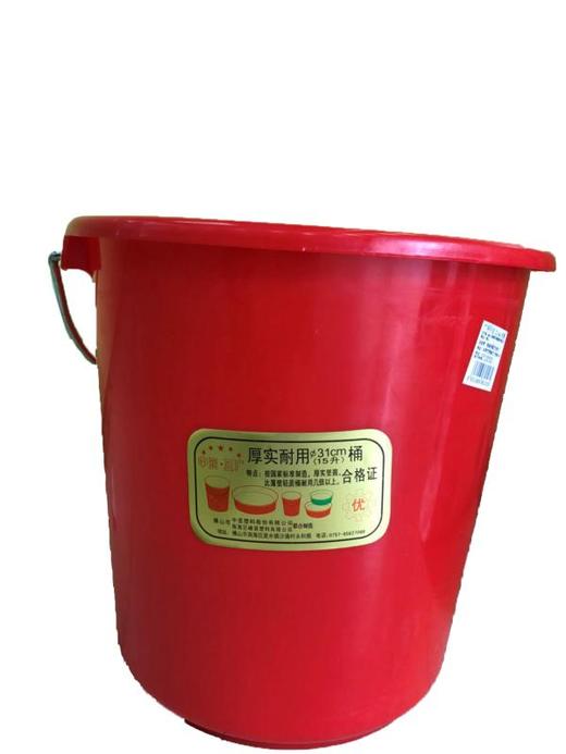 厚实耐用红桶口径31cm15L 商品图0
