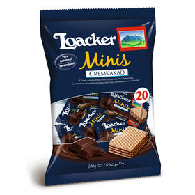 莱家巧克力味迷你威化饼干200g（20小包）