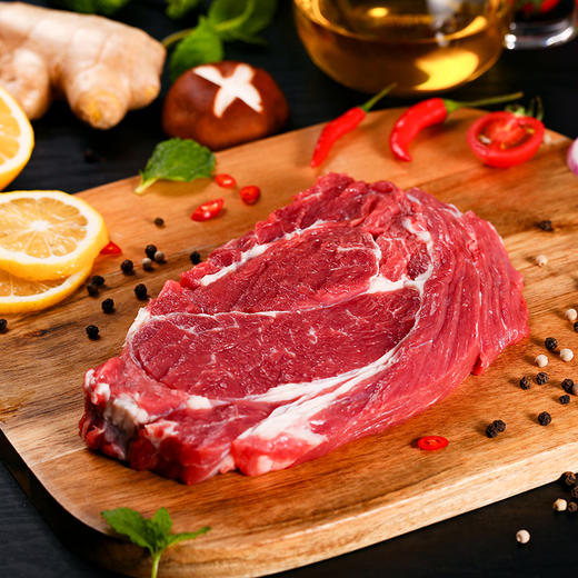 天莱香牛 新疆有机牛肉 上脑牛排3片,西冷5片 原切微调理 8片/1600g