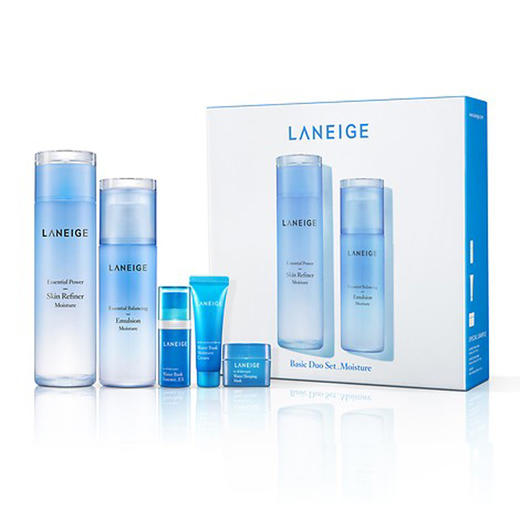 韩国 Laneige/兰芝水库凝肌滋润水乳2件套  版本随机发 商品图0