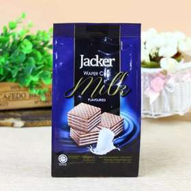 杰克牌牛奶味方形威化饼干 100g