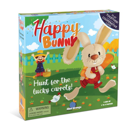 亲子儿童桌游:小兔邦尼Happy Bunny（英文版）3岁+ 训练记忆 益智游戏玩具 商品图0