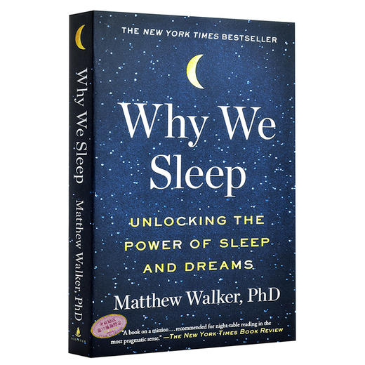 【中商原版】我们为什么睡觉？英文原版 Why We Sleep Power of Sleep and Dreams Matthew Walker 商品图1