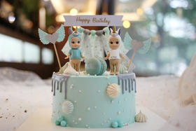 女孩款   蒂芙尼色  双胞胎 独角兽天使宝宝