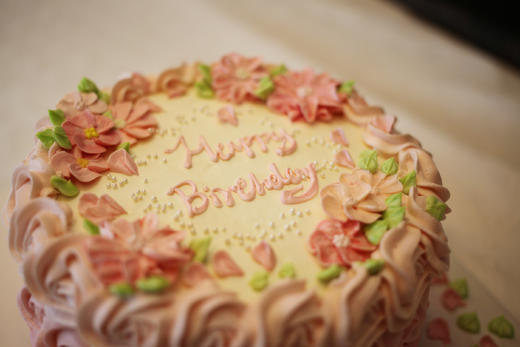 女士款 小清新粉色渐变花朵 韩式裱花 商品图2