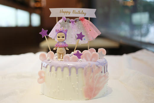 女孩款 天使宝宝 紫色猫咪 商品图0