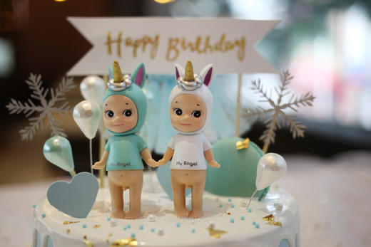 女孩款  双胞胎 独角兽天使宝宝 商品图2