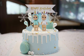 女孩款  双胞胎 独角兽天使宝宝