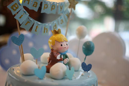 男孩款 抱狐狸的小王子 蓝色系 商品图1