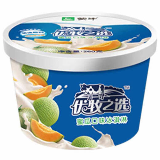 蒙牛优牧之选蜜瓜口味冰淇淋260g 商品图0