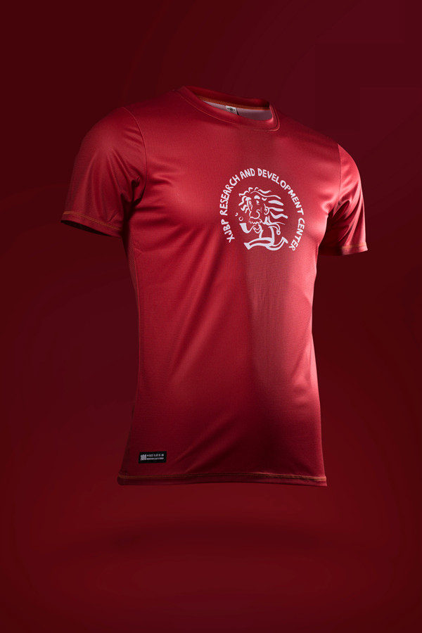 严素跑步TEE,XJBP R&D研发中心,男/女款,轻量 短袖T恤 速干快干 严素态度