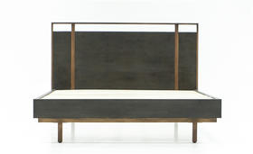 NS家居nsfurniture卧室 进口实木双人床NSBD-SAN B01K