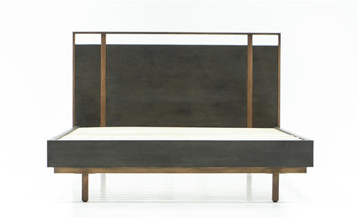 NS家居nsfurniture卧室 进口实木双人床NSBD-SAN B01K 商品图0