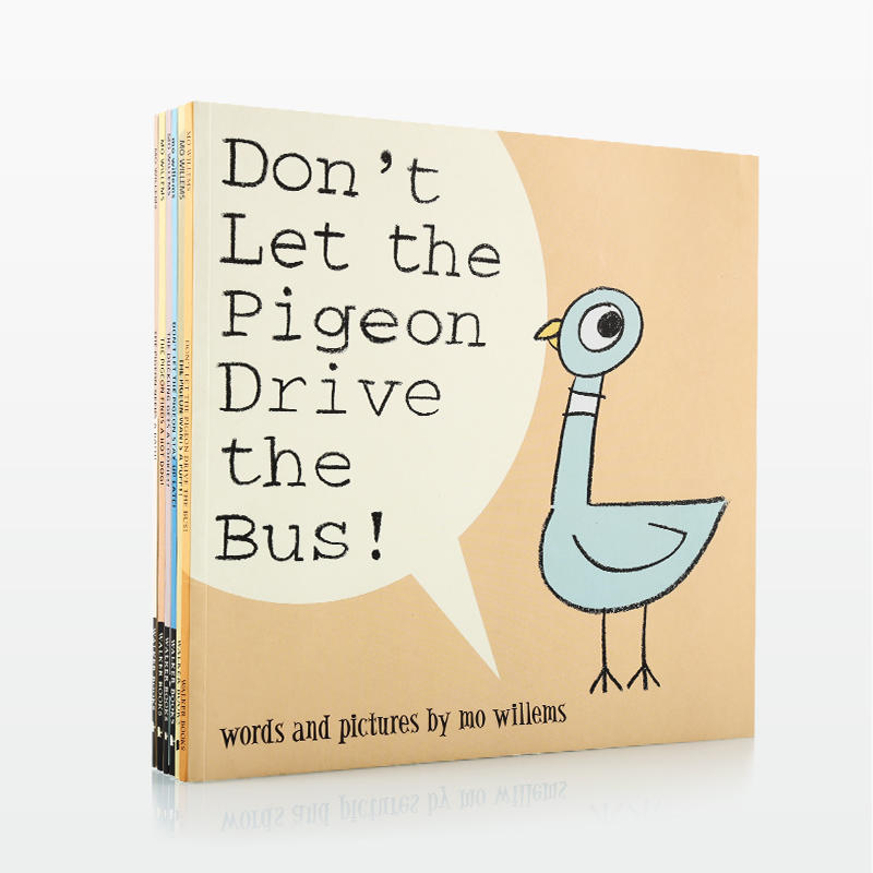 英国进口 凯奖作家mo willems经典作品 the pigeon 鸽子系列6册【平装