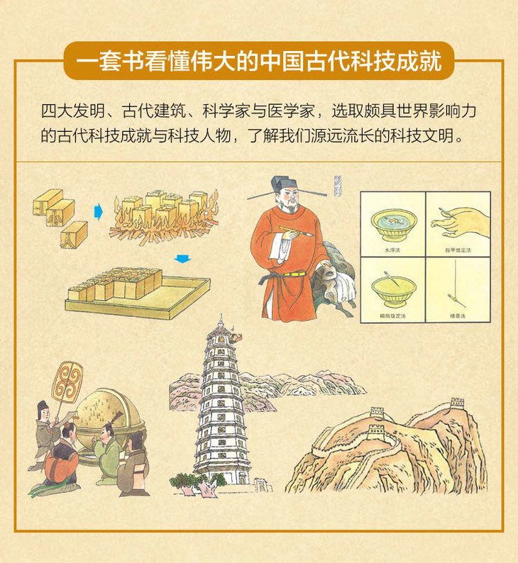 42085漫画中国古代科技古代医学家的故事710岁精装中国文化科技历史