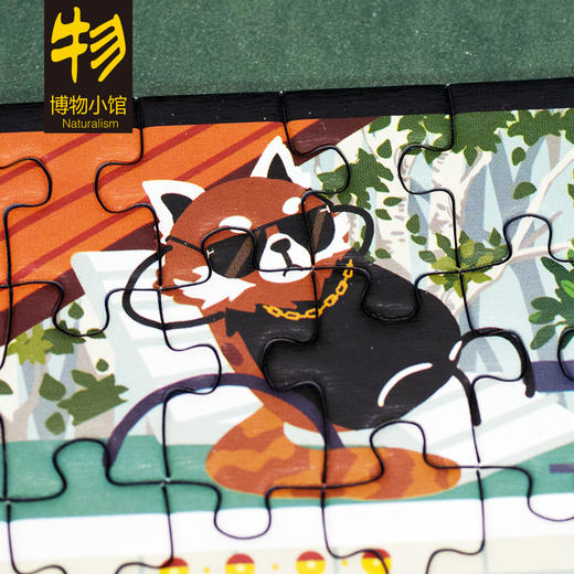 博物小馆原创【萌之屋】动物漫画 100块免拼拼图 A5尺寸小拼图 商品图6