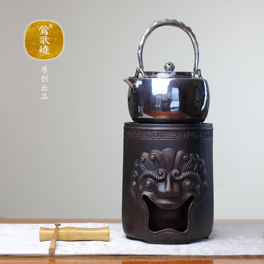 【莺歌烧旗舰店】复古兽面限量版 电陶炉 商品图1