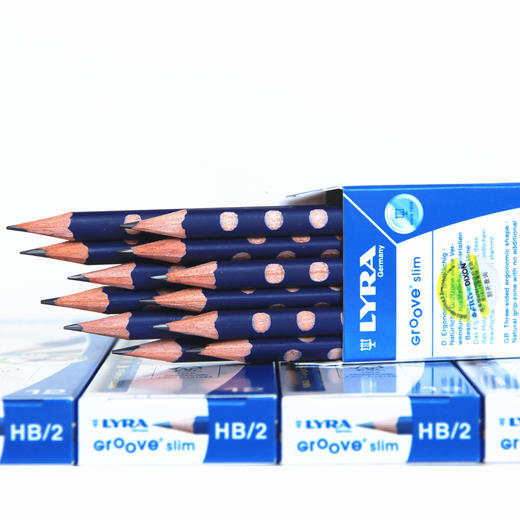 LYRA 三角杆洞洞铅笔矫正握姿12支/盒  2盒装（送4B橡皮+笔帽） 商品图4