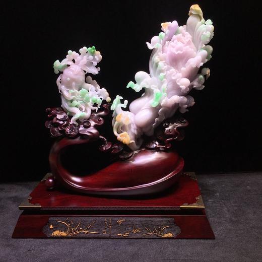 60962翡翠百财人生精品摆件