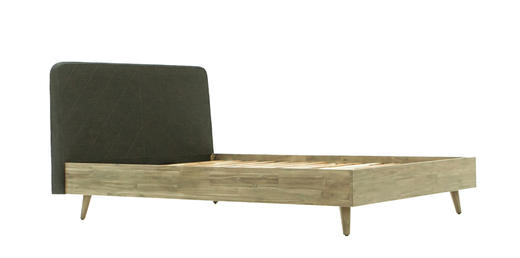 NS家居nsfurniture卧室进口实木双人床NSBD-TIL B01K 商品图1