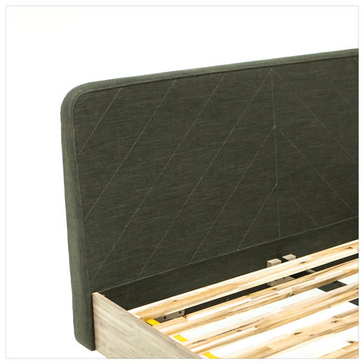 NS家居nsfurniture卧室进口实木双人床NSBD-TIL B01K 商品图3