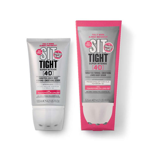 「坐着 躺着都能瘦的瘦身霜」英国Soap&Glory滚珠4DTSIT TIGH坐着瘦纤细身体腿臀腰腹部紧致霜香港直邮 商品图4