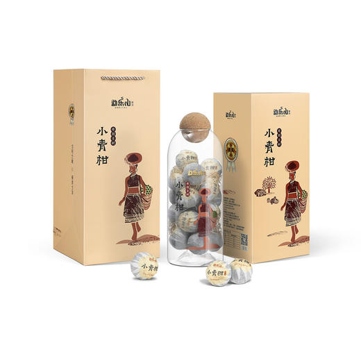 勐乐山小青柑普茶（布朗古树）玻璃瓶装250g 商品图1