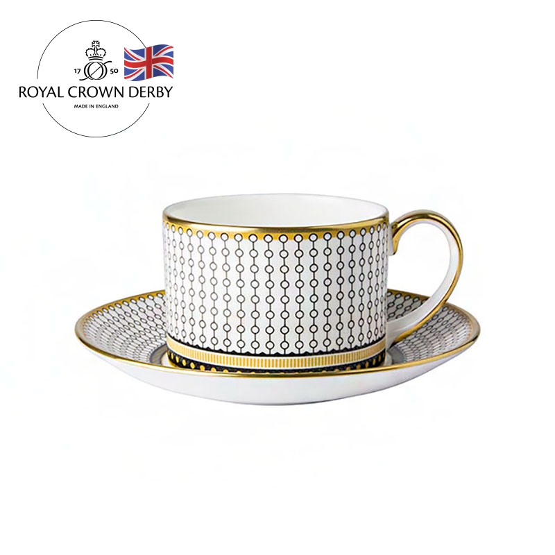 英国皇家瓷器-原点系列玛瑙黑-茶杯碟组合